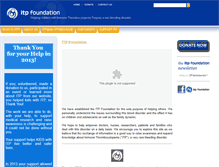 Tablet Screenshot of itpfoundation.org